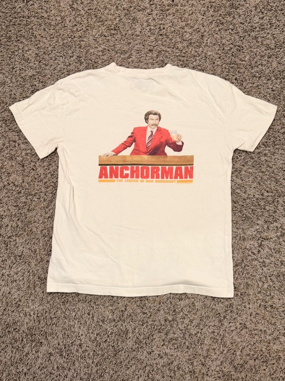 Abercrombie and Fitch Anchorman Ron Burgundy Shirt Large